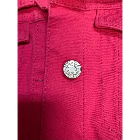 Est. 1946 Denim Ruffle Jacket Sz. XL - Picture 10 of 11